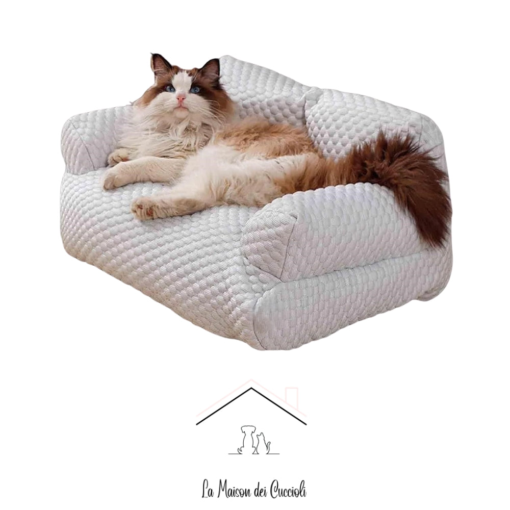Divanetto Fresco Relax™️🐶😺cuccia in seta di ghiaccio