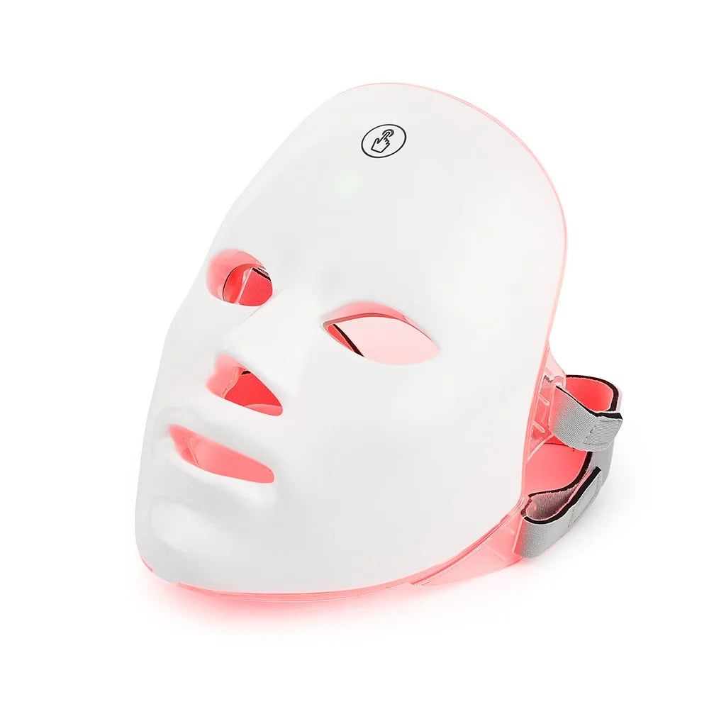 GlowMask - Maschera per terapia a LED con 7 colori per la cura del viso