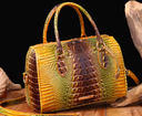Crocodile skin bag