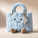 Cute plush handbag