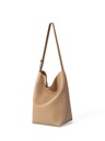 Weight 525g Large-capacity Bucket Solid Color Hand-carrying Shoulder Bag