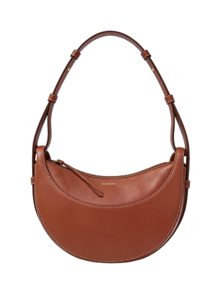 Luna curve leather bag