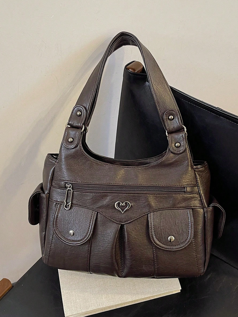 Heart Accent Tote Bag