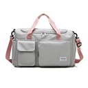Waterproof and Lightweight Zipper Sports Gym Bag With Shoe Compartment