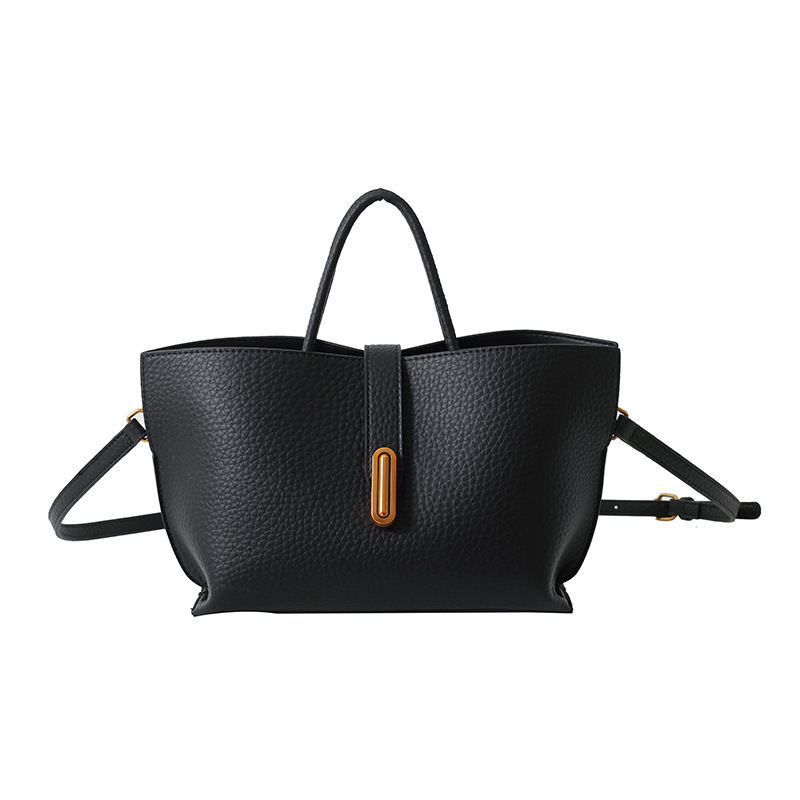 Large capacity handbag for women 2024 new retro versatile commuting tote bag Korean fashion crossbody bag