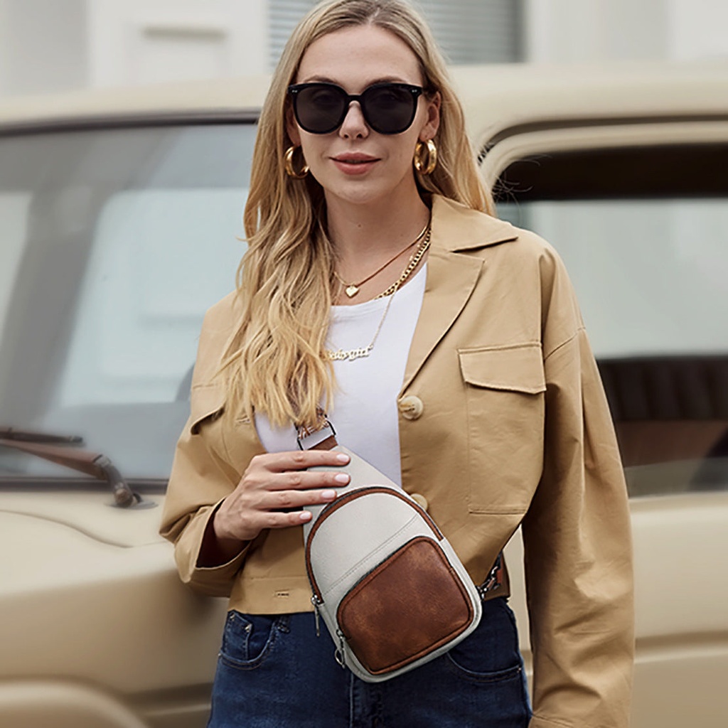 price 5.80usd weight 370g Simple And Stylish Casual Motorcycle Bag Women