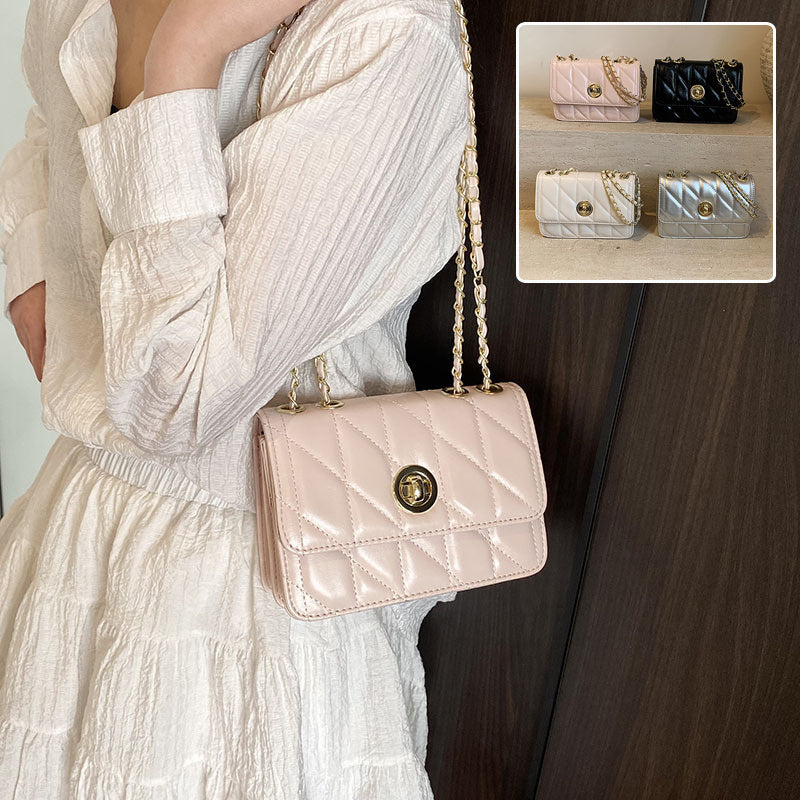 Price 4.74 USD, Weight 320g Women's Fashion Thread Chain Shoulder Bags Casual Messenger Bag