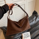 Price 4.70 USD, Weight 320g Vintage Suede Niche Bag For Women