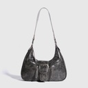 Price 4.57 USD, Weight 370g Retro Biker's Women's Shoulder Messenger Bag
