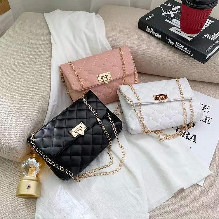 Price 1.71 USD, Weight 320g All-match Diamond Chain Shoulder Bag For Women