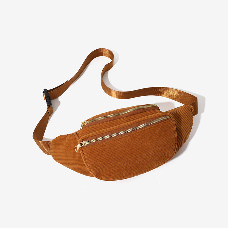 price 1.76usd weight 220g Waist Bag Fashion Men And Women Trendy Large Capacity