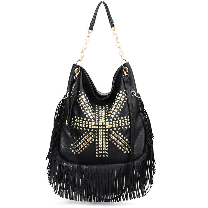 England - Fringe Detailed Shoulder Bag