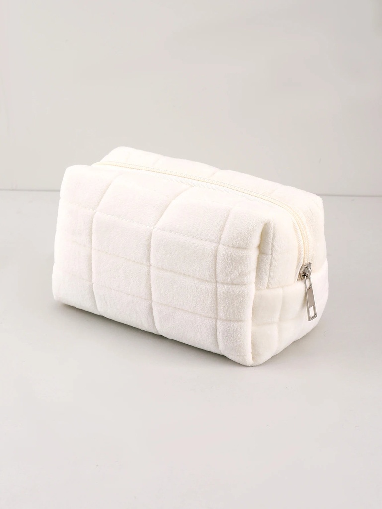 Suede storage bag