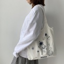 price 1.8usd weight 270g Vest Style Canvas Bag Women''s Single Shoulder Korean Version