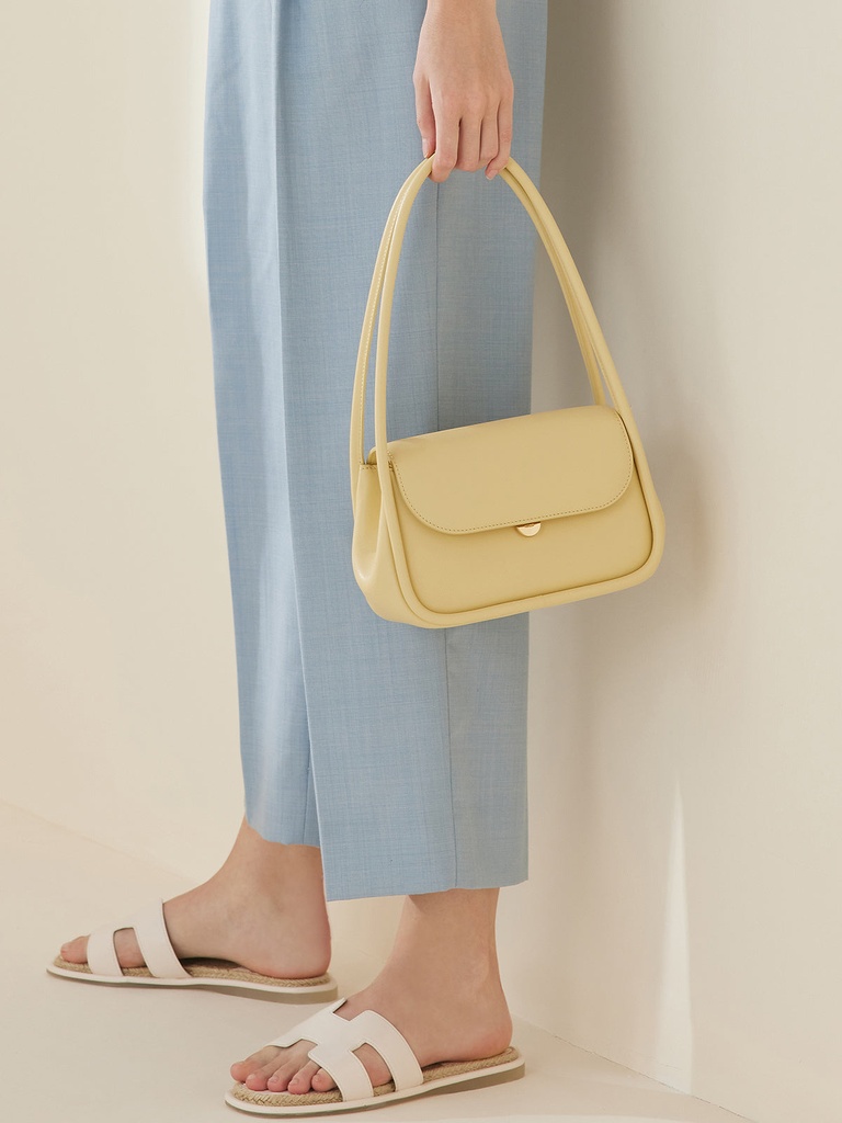 price 46.23usd weight 435g One Shoulder Hand In Hand Niche Design Staff Underarm Bag Women"s Bag New White Hand Bag