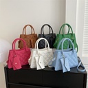 Price 2.63 USD - 310g - Fashion Simple Small Square Bag Casual Shoulder Bag