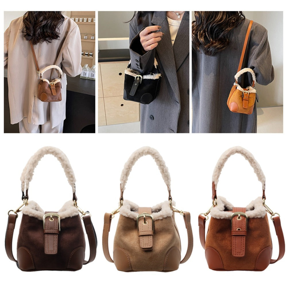 Price 3.86
USD - Weight 200g Crossbody Bags Women Shoulder Bag Casual Retro Plush Bag Versatile Plush Designer Bags Purse And Handbags Female Bags