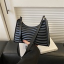 Price 1.65 USD - Weight 200g Commuter Simple Textured Underarm Bag For Women