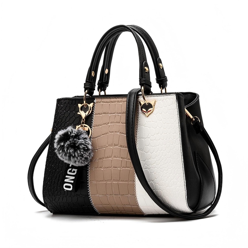 Price 5.03 USD-Weight 340g Wave Women Handbags Messenger Bag Ladies Elegant Shoulder Women Tote Bag For Women Lady