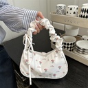 Price 1.65 USD - Weight 70g
Fresh Floral Canvas Women's Street Underarm Shoulder Bag