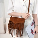 Price 4.88usd weight 360g Strap Frosted Velvet Fashion Shoulder Messenger Bag Woman