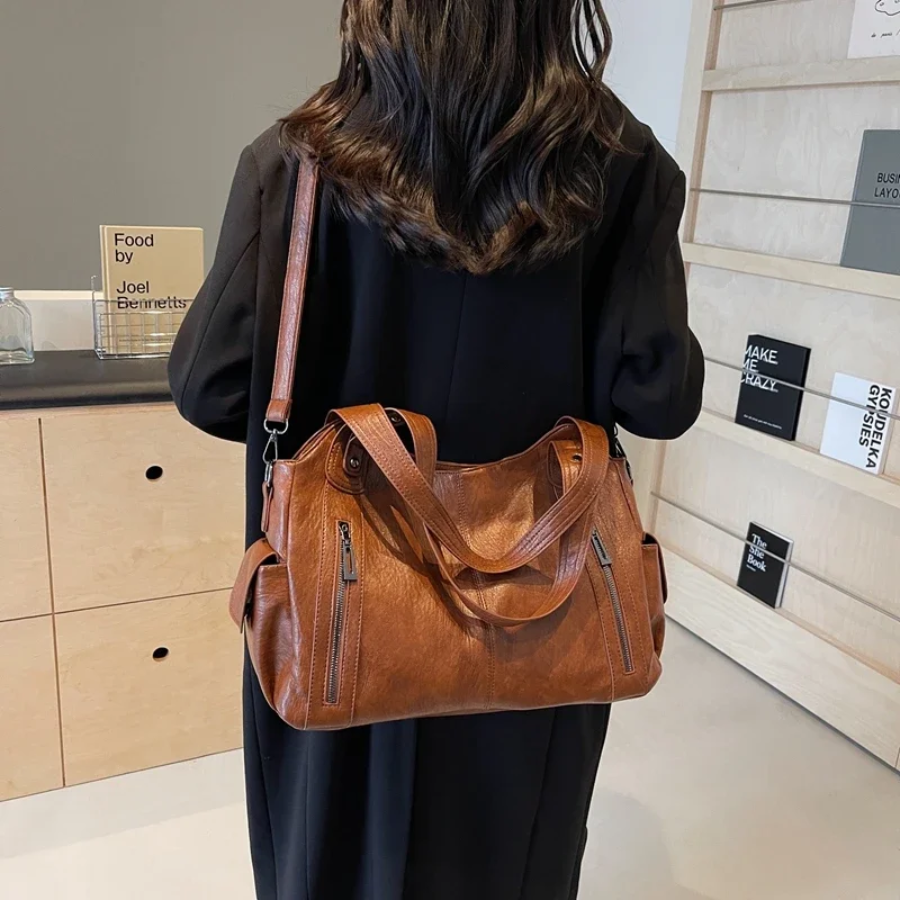 Damen Premium Schultertasche – Elegant & Geräumig für Alltag