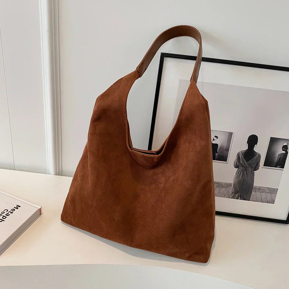 Premium Wildleder Tote Bag für Damen – Stylisch & Elegant