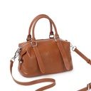 Vintage messenger bag cowhide Brown leather bag Soft Leather Large Capacity minimalist Crossbody bag women female luxury bag