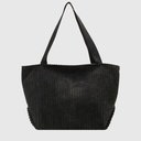 Women's corduroy shoulder bag