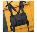 Chaopai Street Shooting Men's and Women's Tactical Backpack, Popular on the Internet, Same Chest Bag, Level 2 Armor, Hip Hop Functional Chest Bag, Trendy Backpack