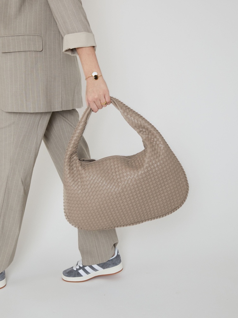 Everyday Leather Bag  Beige