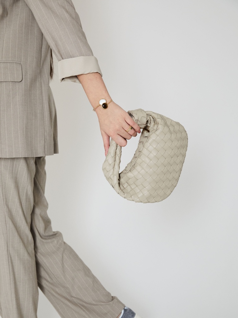 Mini Everyday Leather Bag  Chalk