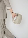 Mini Everyday Leather Bag  Chalk