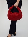 Medium Everyday Leather Bag  Cherry Red