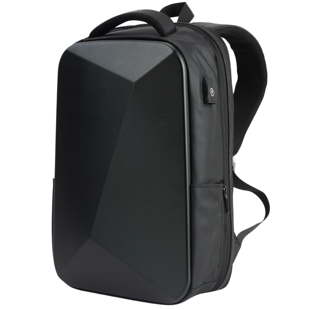 Stereoscopic PC Hard Shell Backpack Multi functional Computer ABS Waterproof Personalized Sports Bag Rechargeable Backpack