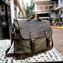 Cardrona Waxed Canvas Messenger Bag