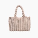 Wholesale Plush Bag 2023 New Large Capacity Casual Shoulder Bag Korean Sweet Handbag Foreign Trade Tote Bag