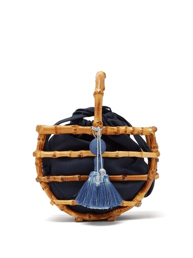price 13.89usd weight 338g Tassel women bag bamboo bag