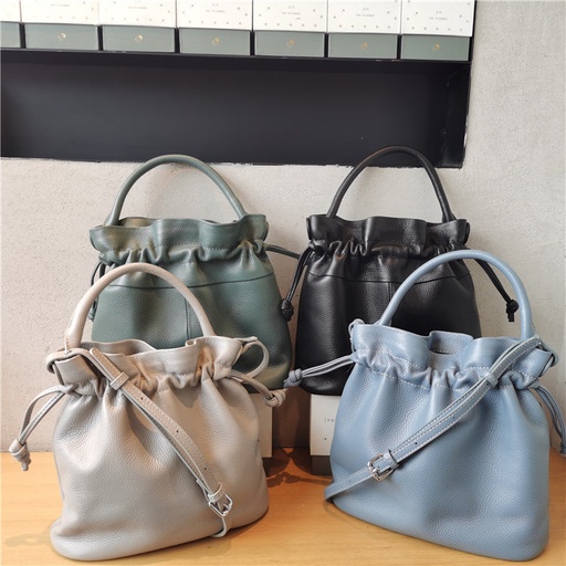 Price 23.22 USD, Weight 520g Fashion Leather Bucket Bag New Women