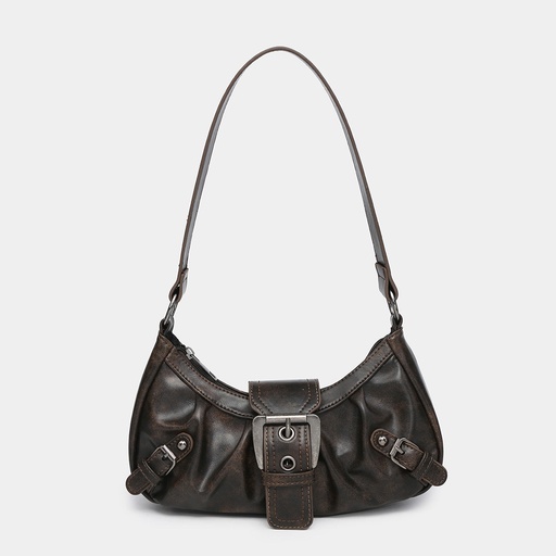 Price 5.97 USD, Weight 250g Women's Vintage Vintage Two-tone Leather Shoulder Bag