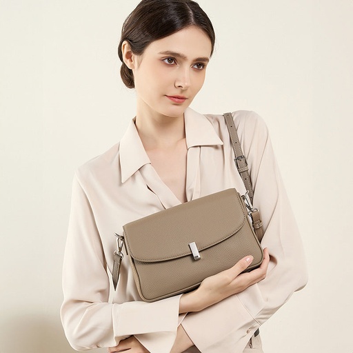 Price 17.91 USD, Weight 540g Large Capacity Genuine Leather Crossbody Bag For Women 2024 Graceful And Fashionable Genuine Cowhide