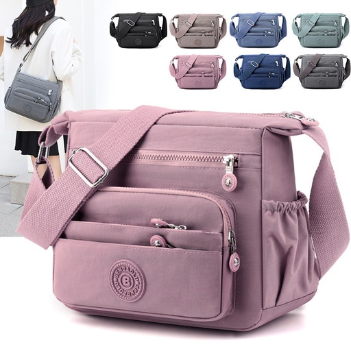 Price 4.74, Weight 350g Crossbody Bag Lightweight And Large Capacity Nylon Shoulder Bag