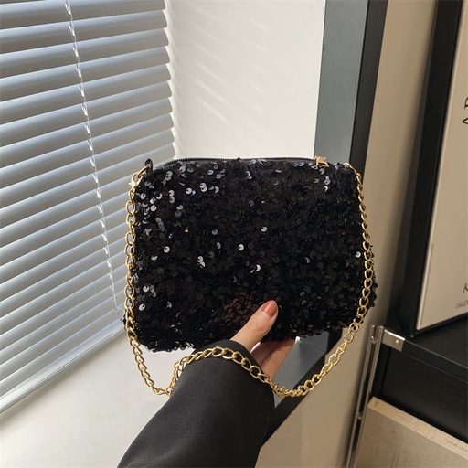 Price 1.74 USD, Weight 90g Contrast Color And Versatile Sequined Underarm Bag For Women