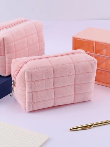 Suede storage bag