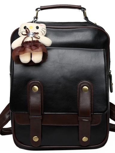 price 6.84usd weight 770g Women''s Bag Retro British Backpack  Student Schoolbag Pu Campus