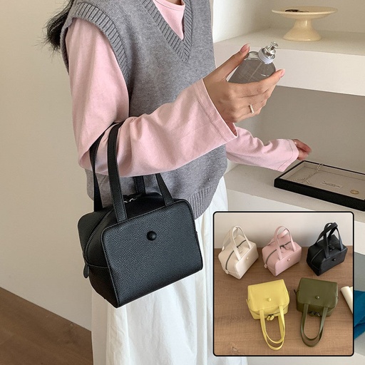 Price 
7.30 USD-Weight 350g Small Square Shoulder Bag Women Simple Frosted Handbag