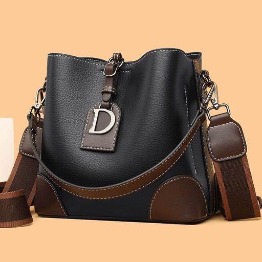 Price 7.13
USD - Weight 565g Retro Bucket Hand Shoulder Soft Leather Cross-body Bag