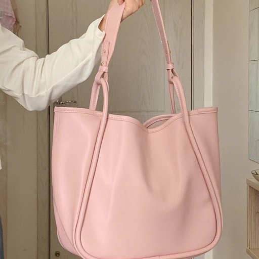 Price 5.09 USD - Weight 370g Large Capacity Soft Leather Tote Shoulder Bag Women