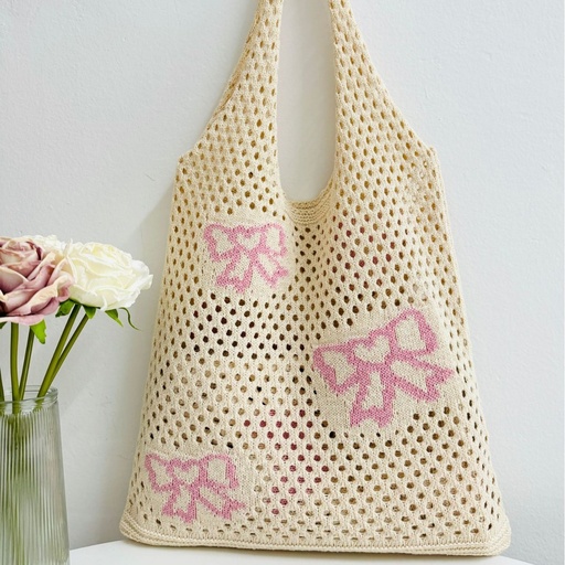Bow Summer Tote Bag