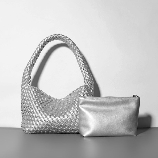 price 28.55 weight 670g Handmade Shoulder Soft Leather Hand Carrying Woven Bag